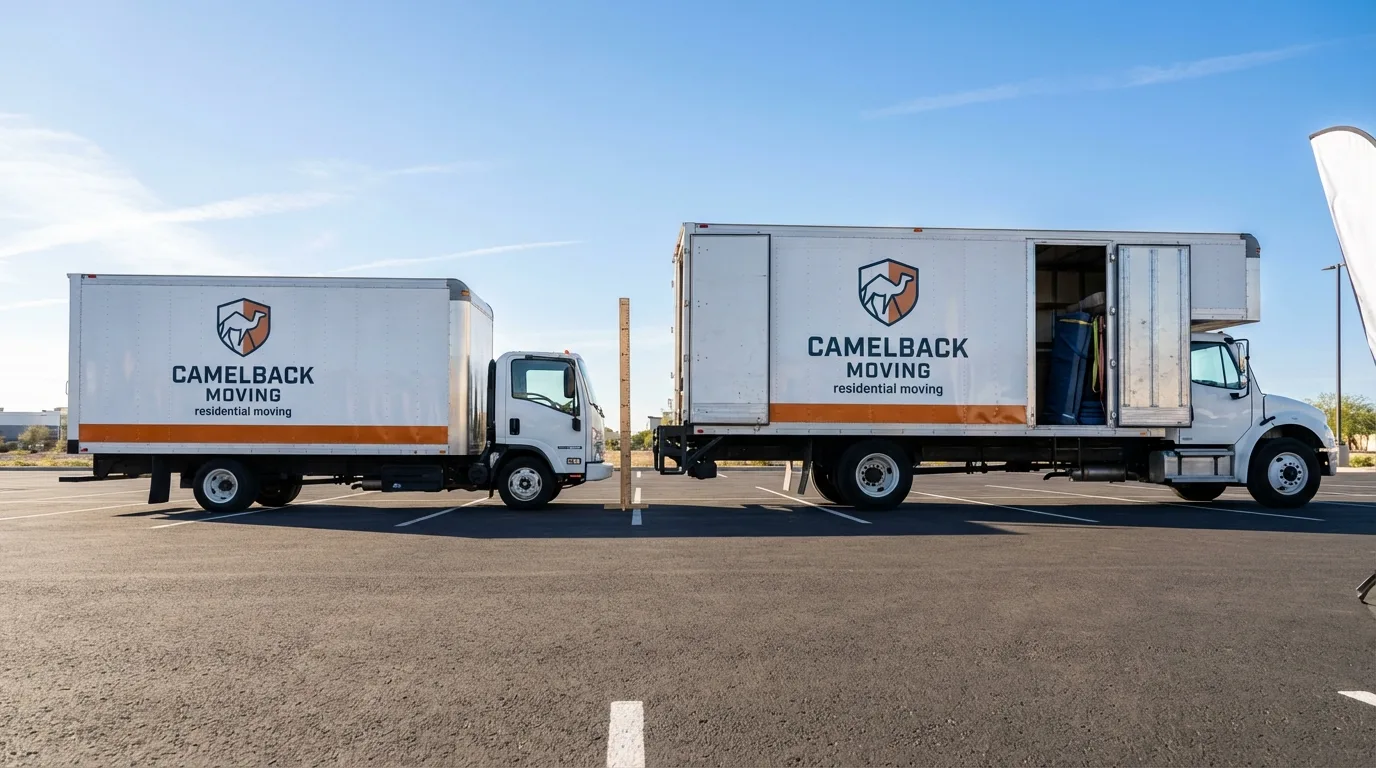 Moving truck size capacity guide in Sun City West